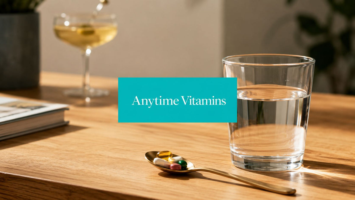 Anytime You Drink Vitamin: Can You Take a Vitamin Anytime - Upside Hangover Jelly