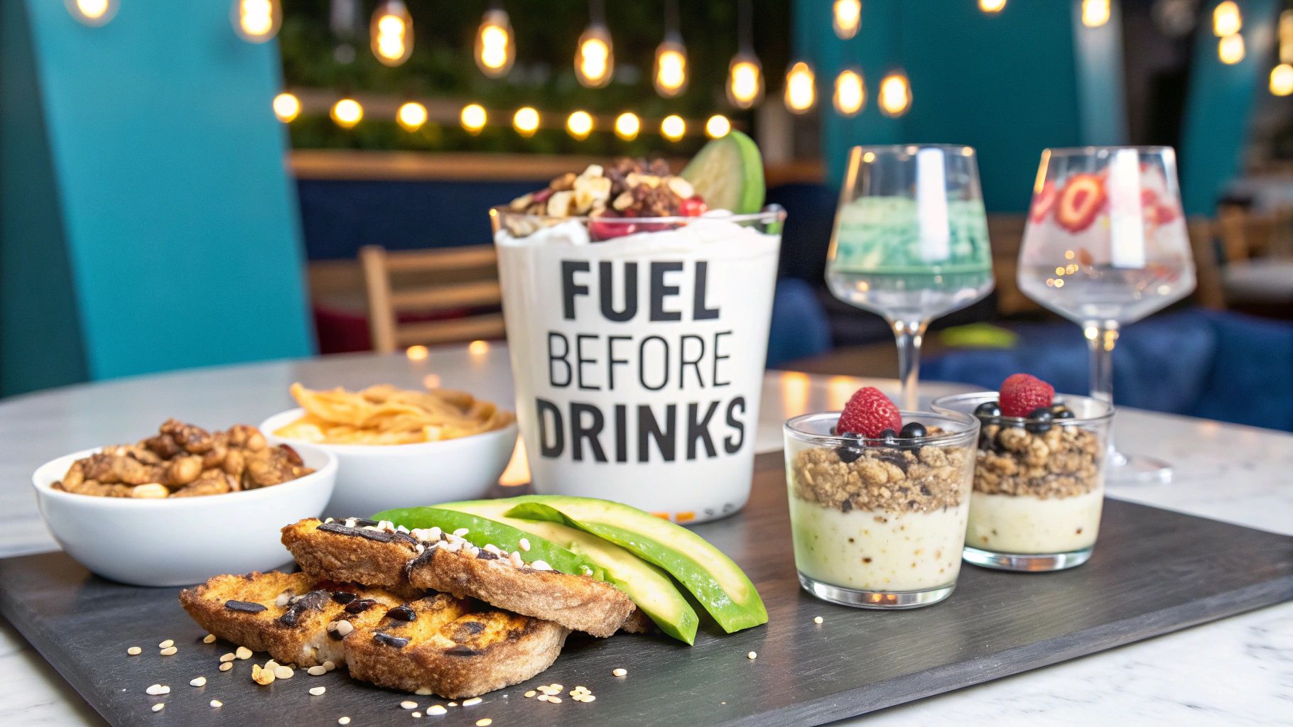 Top-7-Best-Foods-to-Eat-Before-Drinking-for-a-Better-Night - Upside Hangover Jelly