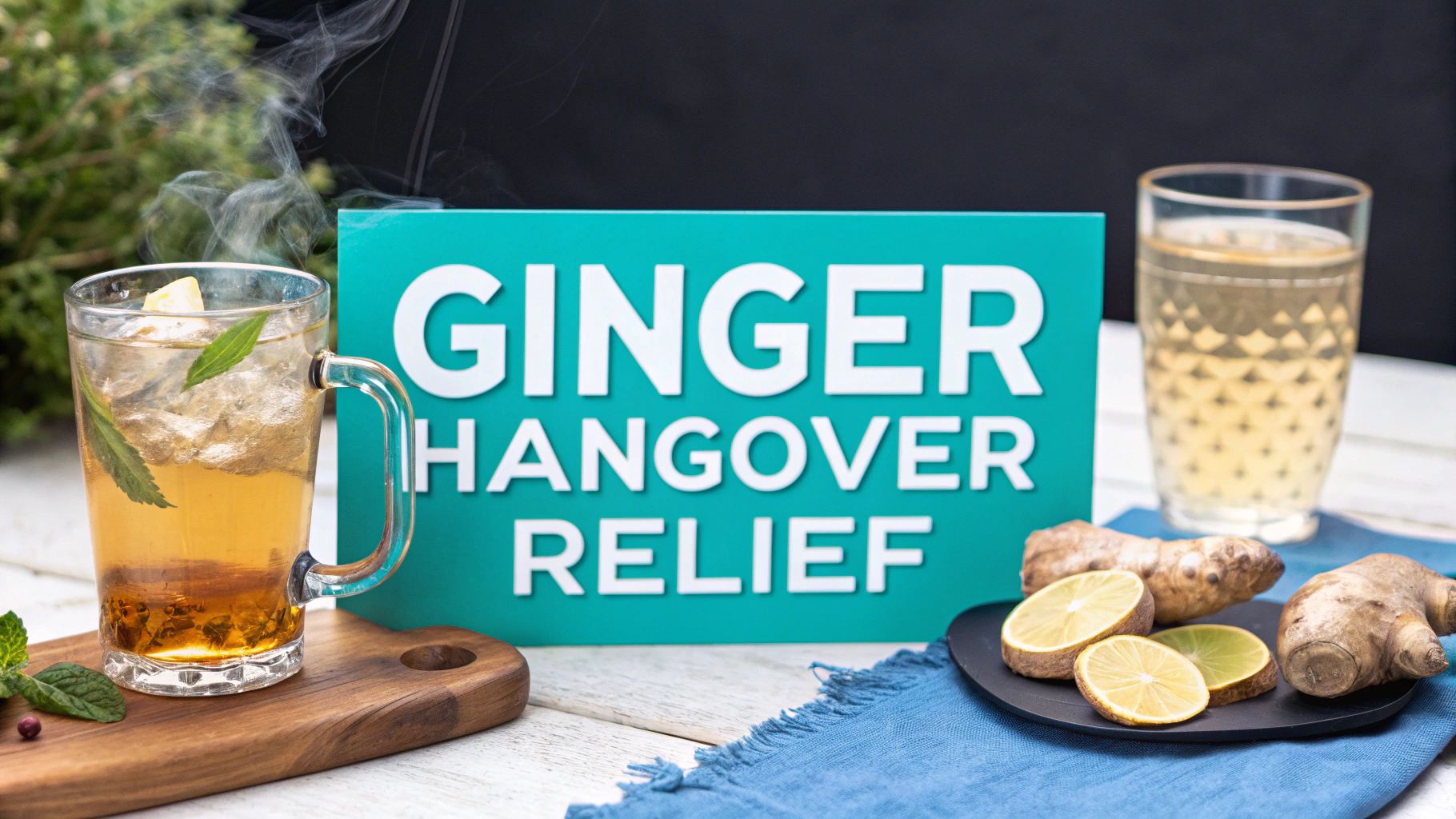 Ginger Tea Hangover Relief: Natural, Quick & Soothing - Upside Hangover Jelly