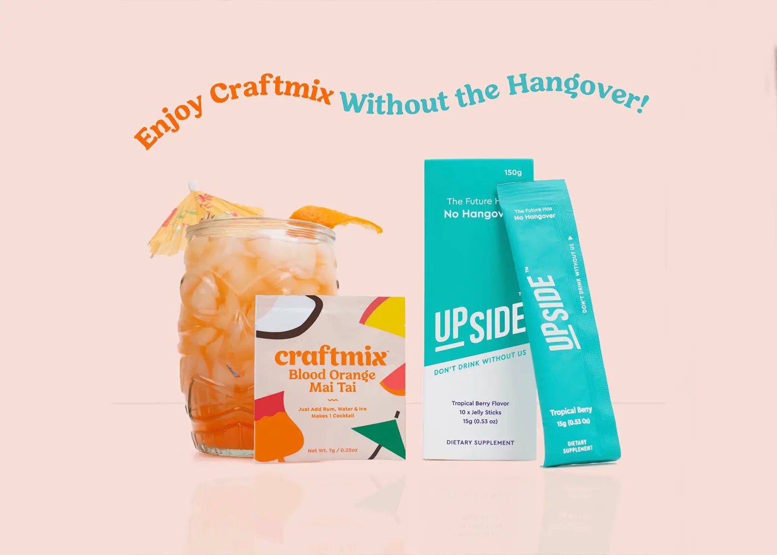 How to Make an Instant Craft Cocktail at Home - Upside Hangover Jelly